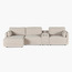 Eterno Plus 3 Seater Sofa with Left Chaise and Console-furniture-sofaandseating-cornersofas-image-8