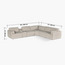 Eterno Plus 4 Seater Right Corner Sofa with Console-furniture-sofaandseating-cornersofas-image-2