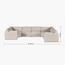 Eterno Plus 5 Seater Right Corner Sofa with Left Arm-furniture-sofaandseating-cornersofas-image-9