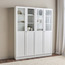 Brayden Wide Bookcase with Half Glass Doors - Tall-furniture-livingroom-storageanddisplaycabinets-image-1