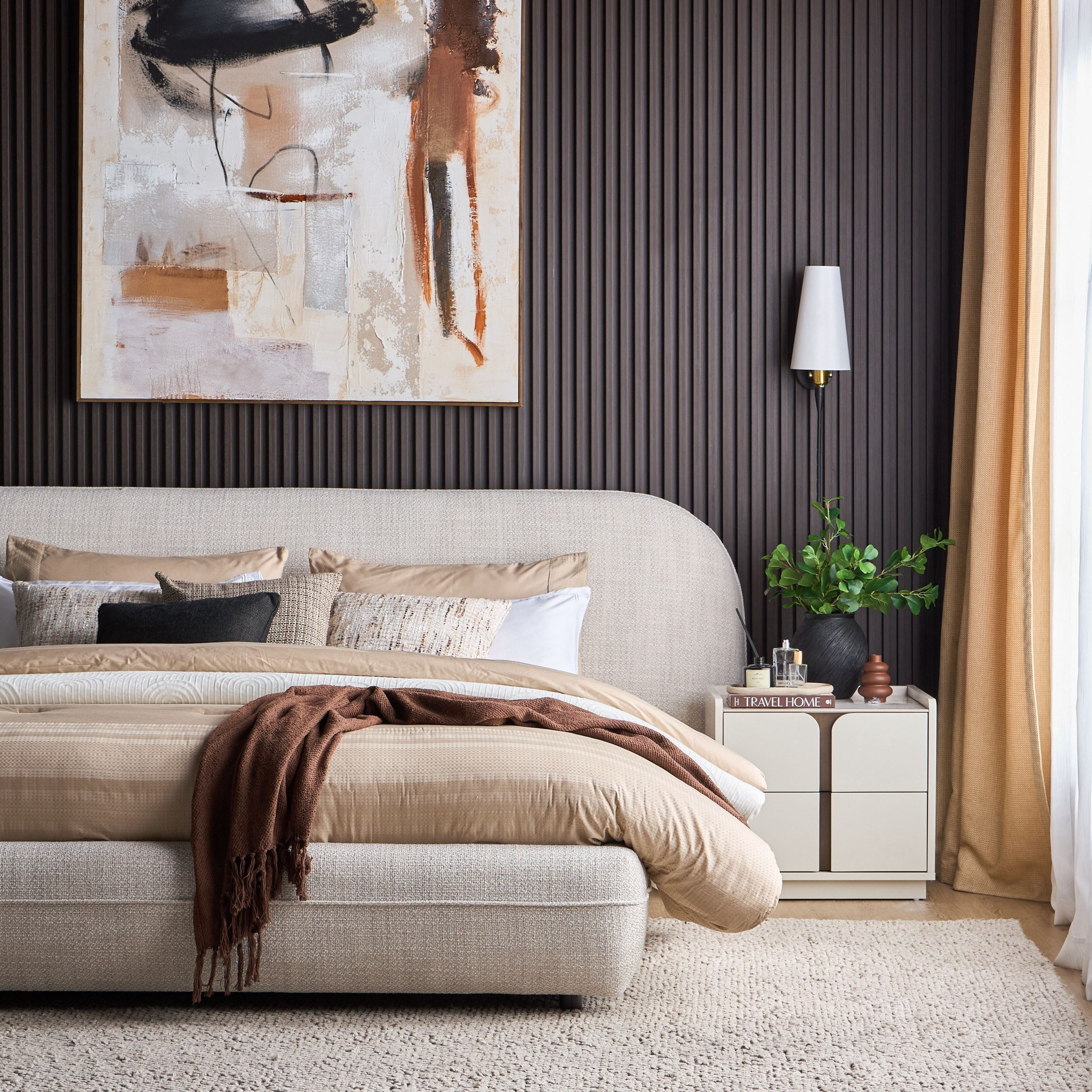 Shop Nordic French 5-Piece Queen Bedroom Set - 160x200 cm Online ...