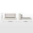 طقم غرفة نوم كوين 5 قطع - روبيك - 160x200 سم-furnitureroompackages-bedroom-bedsets-image-4