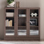 Brayden Bookcase with Glass Doors - Short-furniture-livingroom-storageanddisplaycabinets-image-2