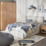 Maxillar Single Bed with Hydraulic Storage - 120x200 cm - Beige-InfluencerCodes_Ramadan26_All_20012026-image-1